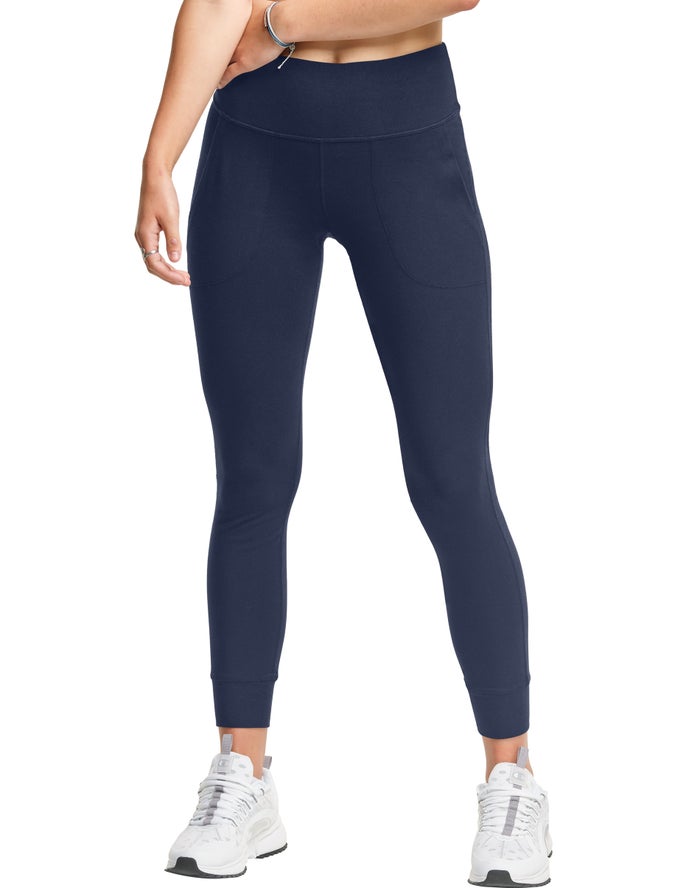 Champion Authentic Legging Dames - Donkerblauw - Belgie 4132CNYLK